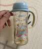 贝亲（Pigeon）防胀气 自然成长翻盖直饮吸管 大童奶瓶330ml 马戏团 18月+ AA279 实拍图