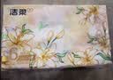 洁柔抽纸 繁花系列3层100抽*60包 可湿水面巾纸 柔韧卫生纸巾 箱装 实拍图
