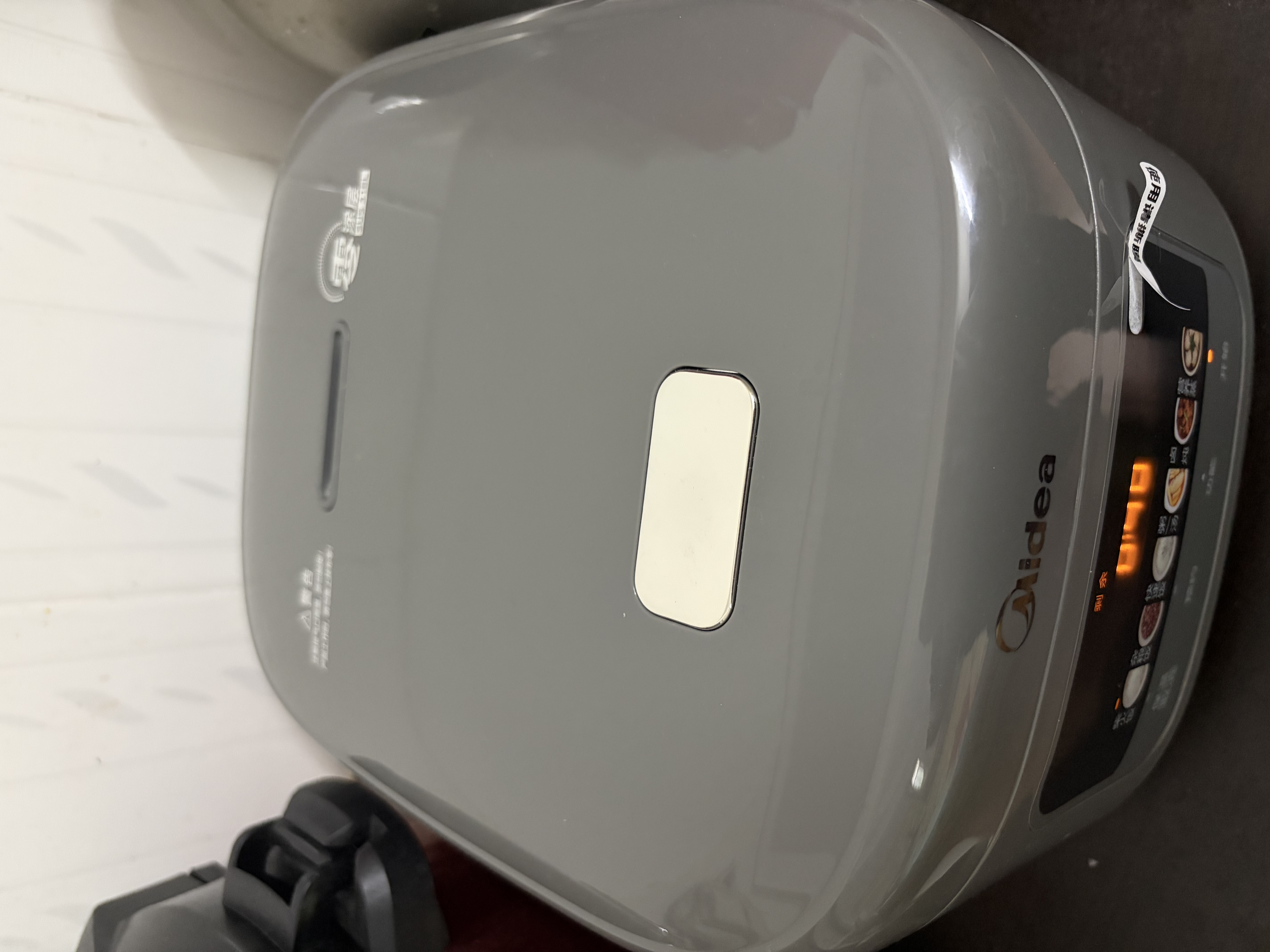 美的（Midea）大布丁0涂层电饭煲家用3-4人4升316L不锈钢内胆电饭锅防溢杂粮饭柴火饭多功能无涂层微压锅RE487S 实拍图