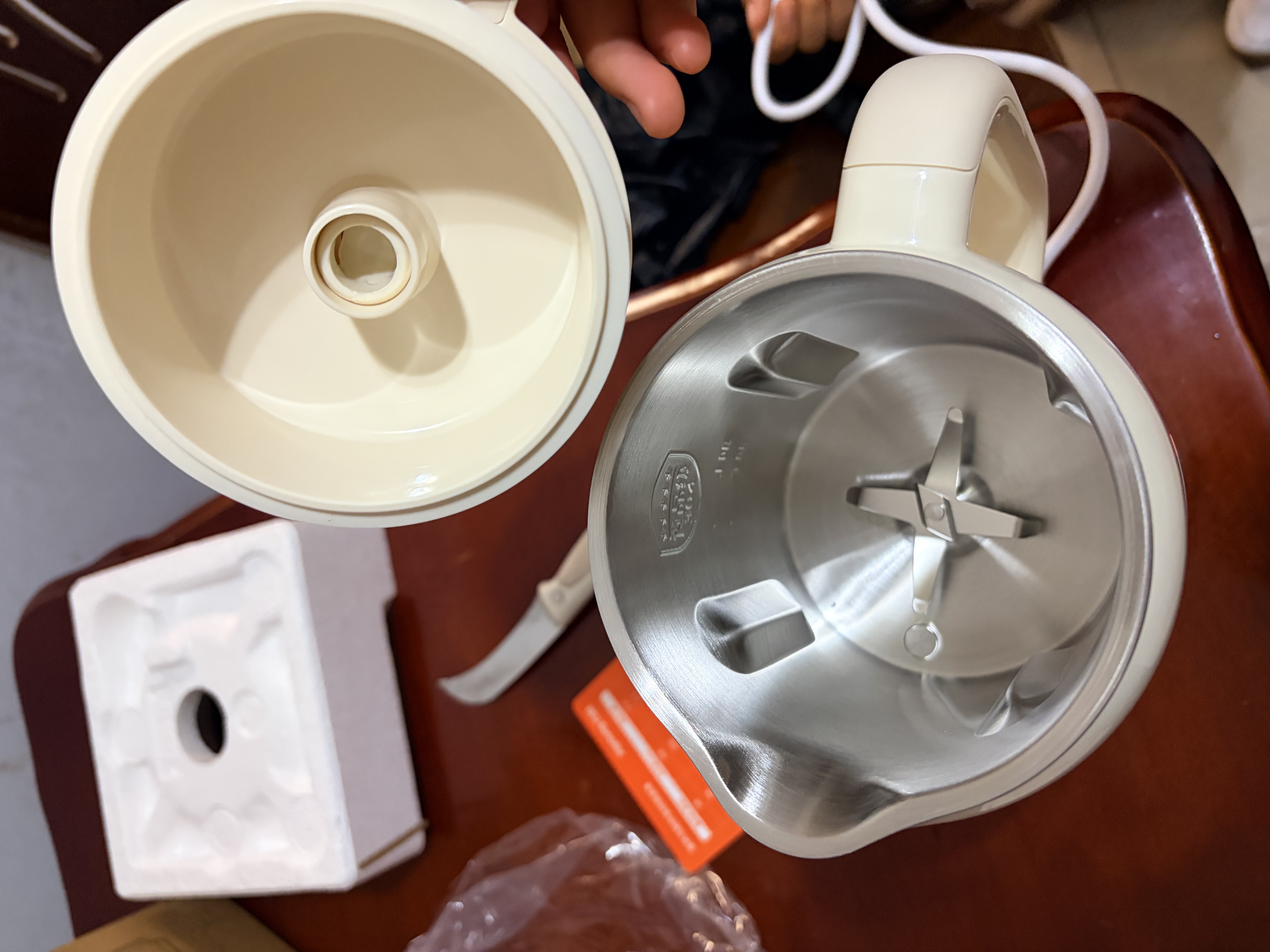 九阳（Joyoung）小型豆浆机450ml精巧容量1-2人用易收纳 快速出浆细腻研磨可预约免滤家用多功能破壁机D125 实拍图