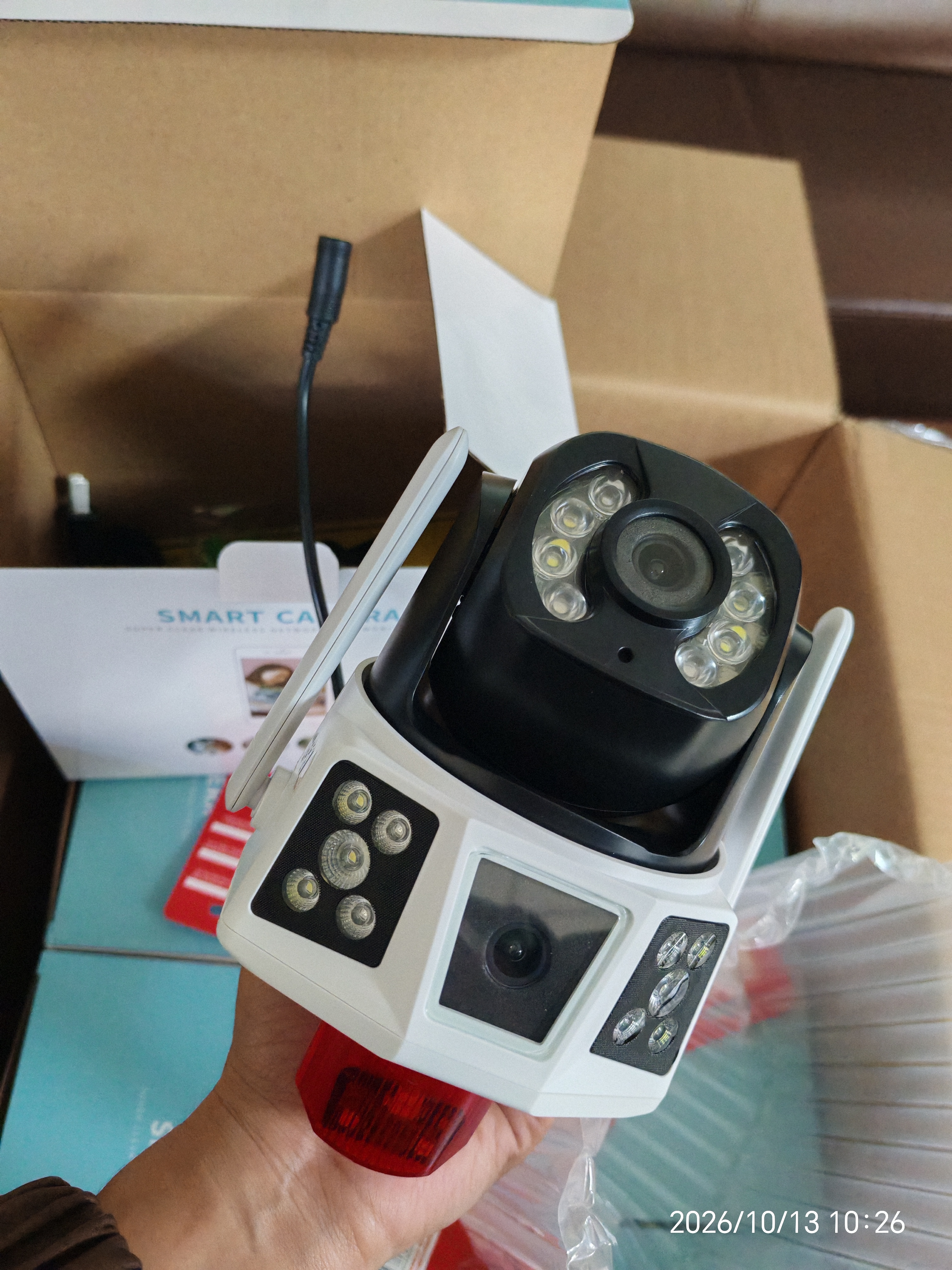 防术4g摄像头室户外终身免流量监控器家用无线无需连wifi手机远程360度全景无死角带夜视不用网络农村 实拍图