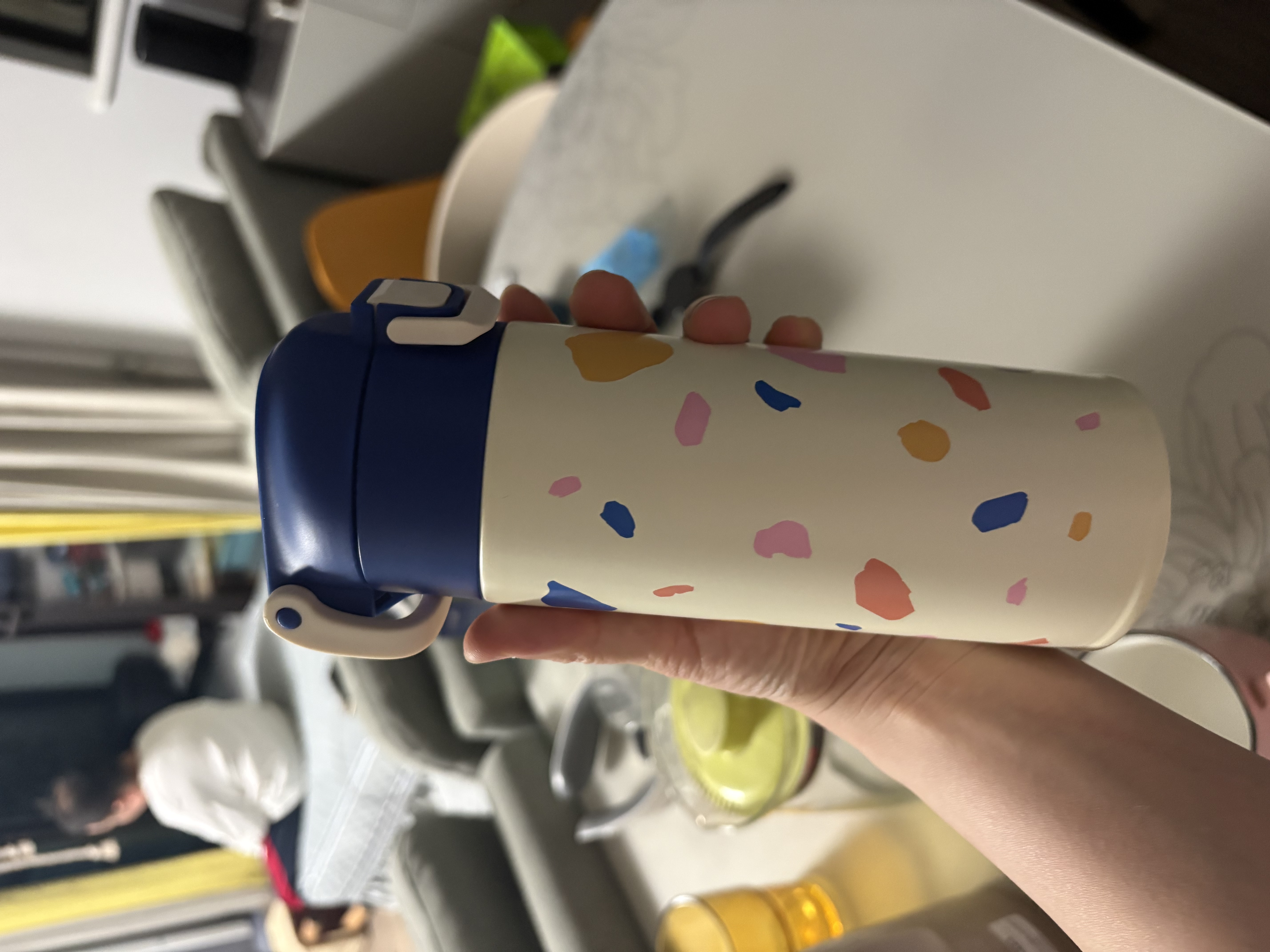 富光儿童保温杯316不锈钢随手杯大容量男女童学生保冷水杯子400ML 实拍图