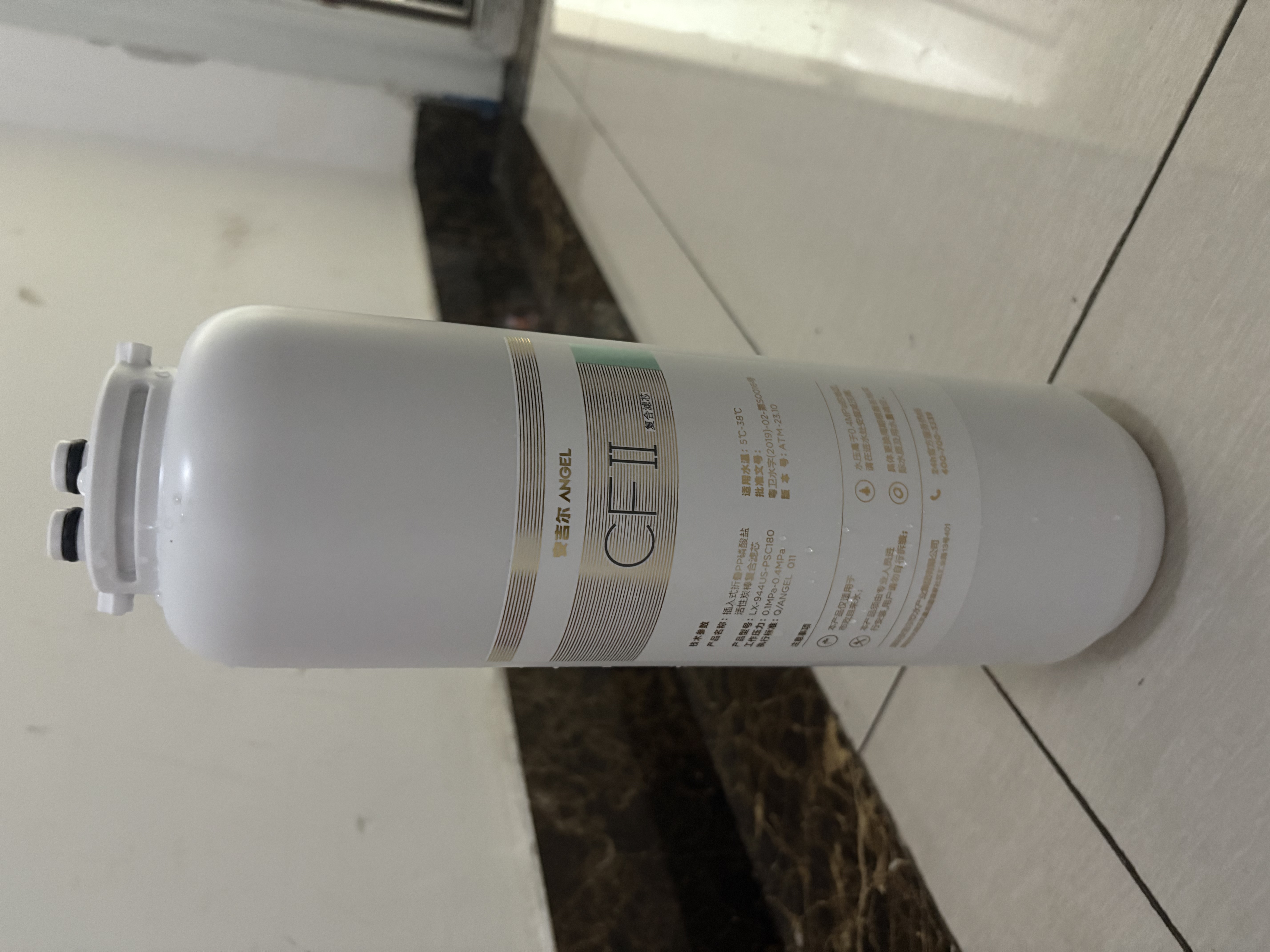 安吉尔【官方直营】净水器滤芯家用配件耗材通用 厨房净水机过滤芯 天池/玉龙快捷式哪吒系列富锶滤芯 活性炭NAC滤芯-大 实拍图