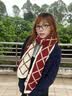 CRANTA KOMEIA围巾女秋冬季2026新款围脖女披肩加厚保暖生日礼物送女生女友 红配米 高级感送老婆女朋友实用高档 实拍图