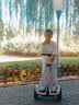 柏思图（besintu）2026新款智能电动座椅平衡车体感车成年人站座两轮双轮自动手扶越野新款自平行车 SUV教育版粉【四控+座椅+APP+越野轮】 实拍图