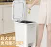 佳帮手脚踏垃圾桶10L家用2026新款双开盖厨房卫生间厕所客厅卧室带盖 实拍图