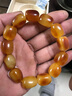 欧采妮蜜蜡手串天然琥珀原石藏式带原皮手链男女士款首饰七夕情人节礼物 实拍图