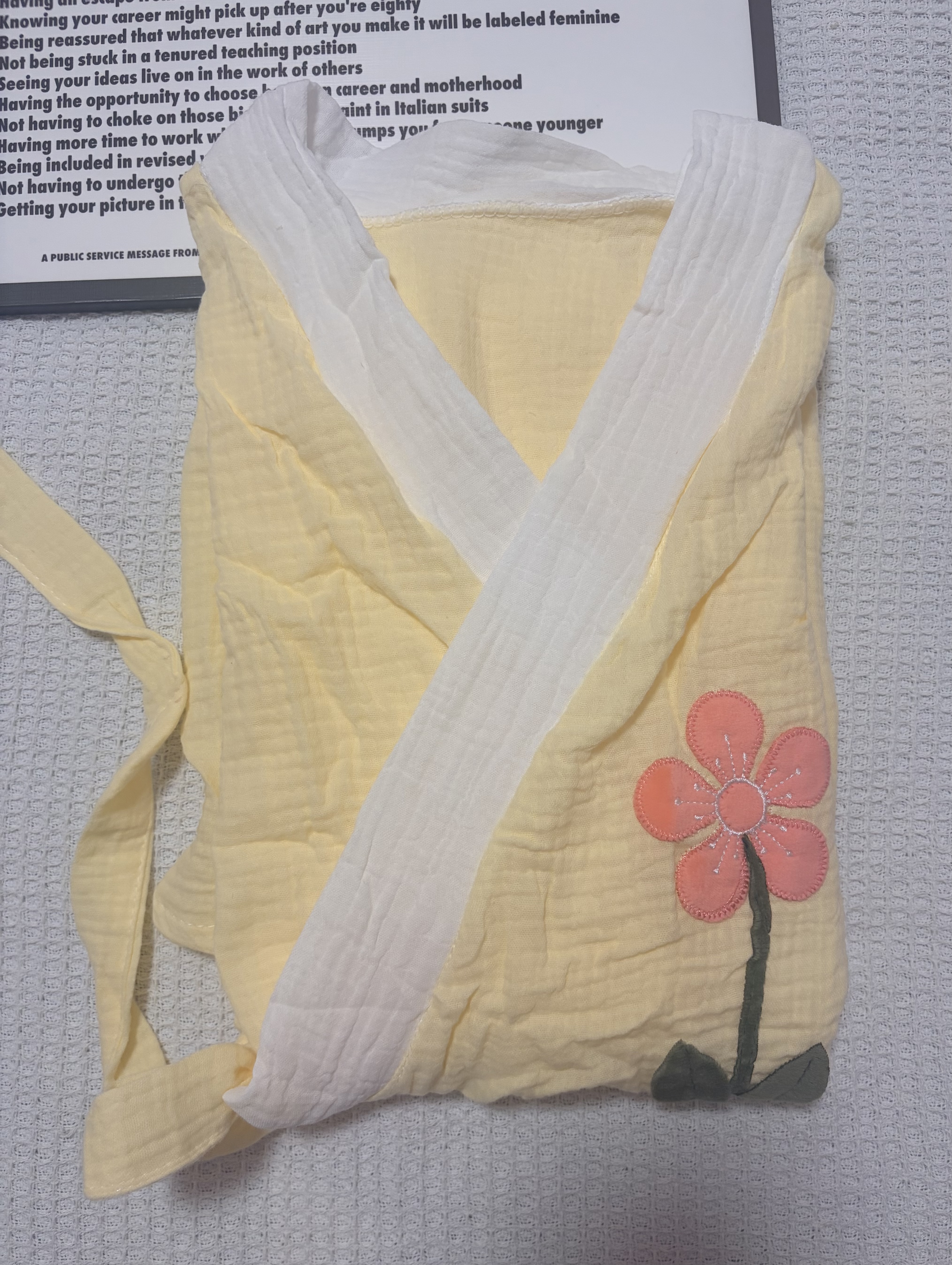 范爷家可穿式浴袍浴巾浴裙柔软纯棉纱布吸水速干成人家用学生宿舍洗澡女 实拍图