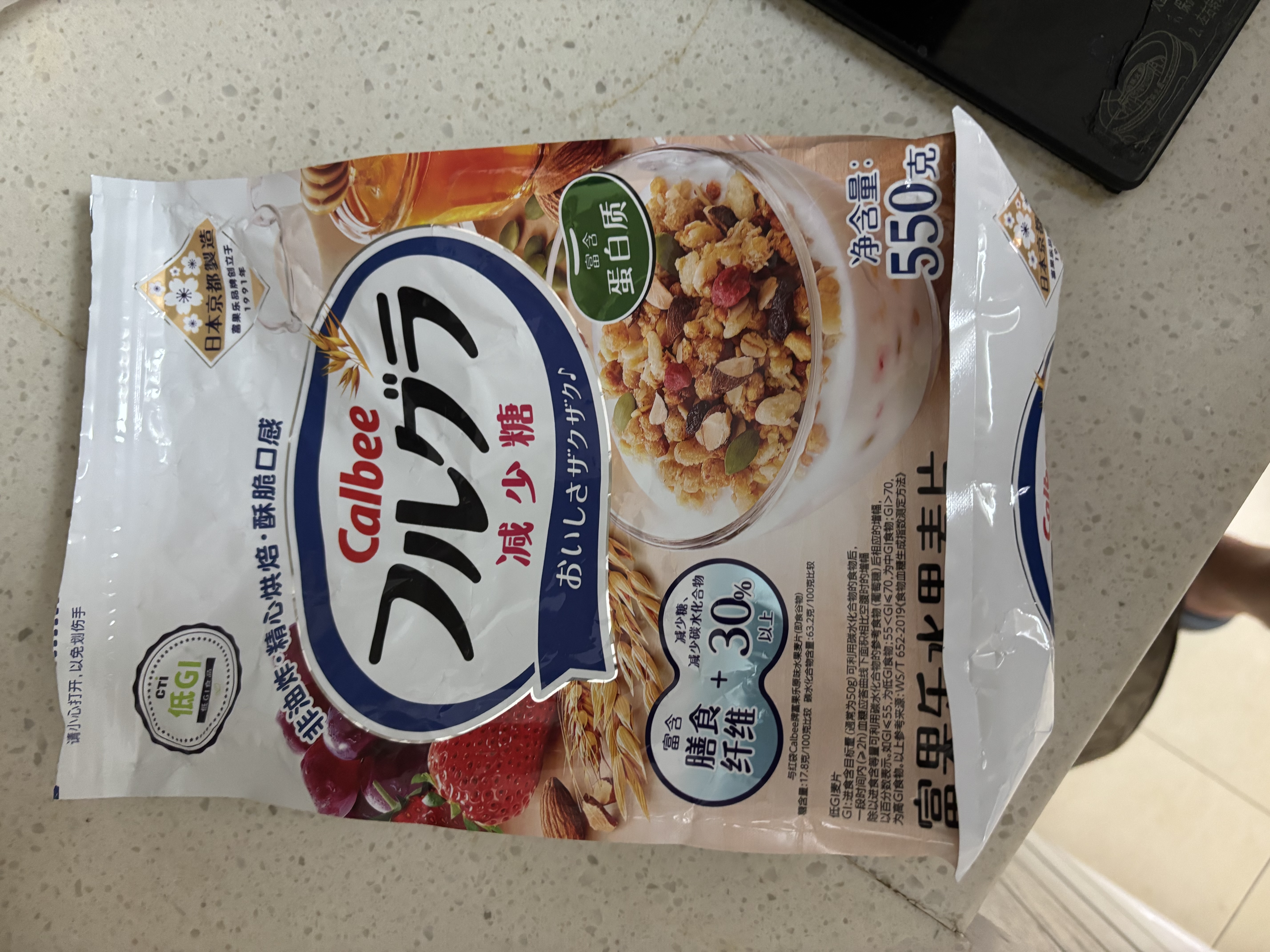 卡乐比（Calbee）原味水果麦片600g 进口非油炸 营养代餐早餐零食 实拍图
