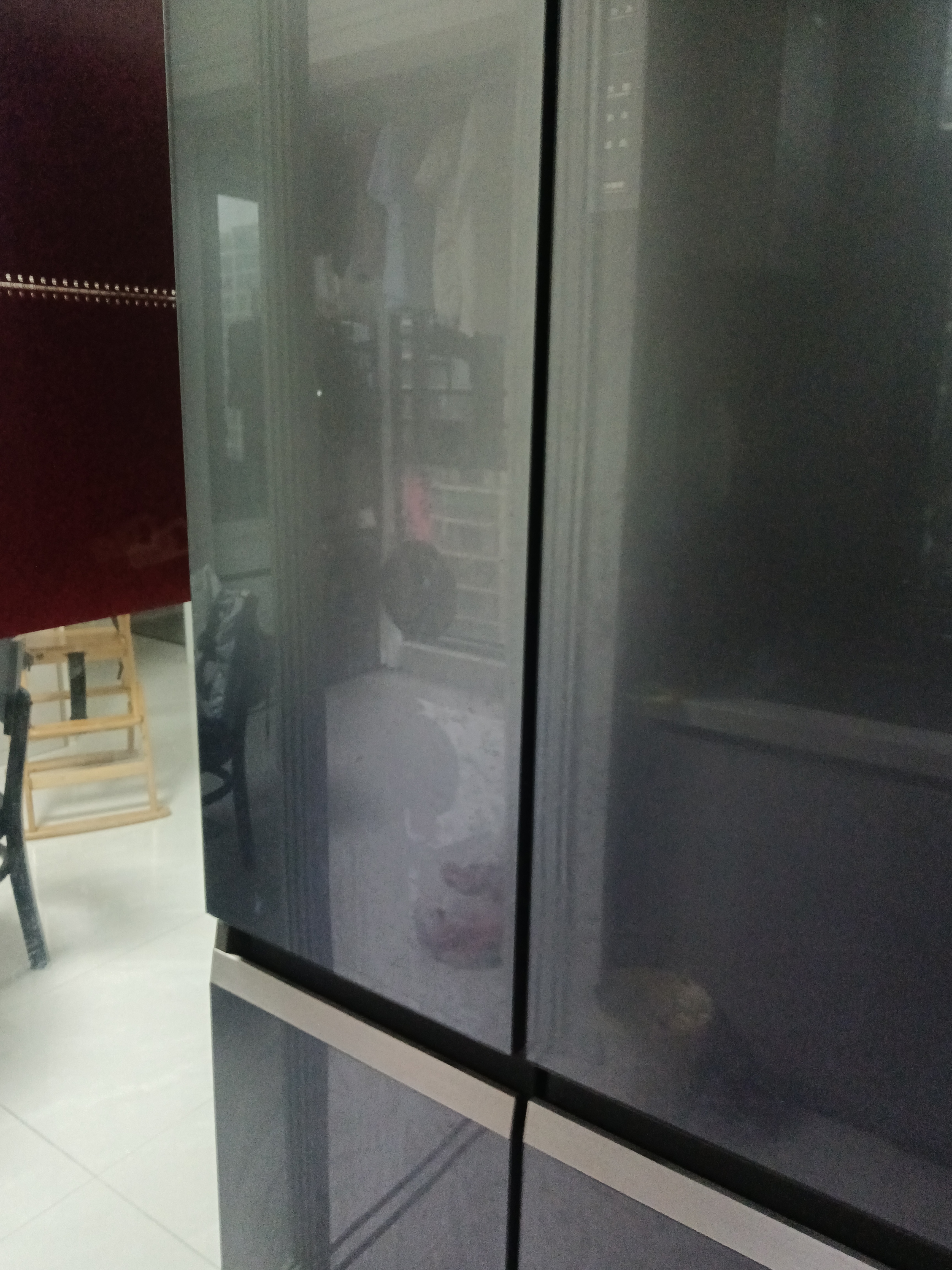 美的271升三门冰箱灰小型电冰箱三开门风冷无霜家用租房新国标真一级MR-283WTPE国家补贴以旧换新 晒单实拍图