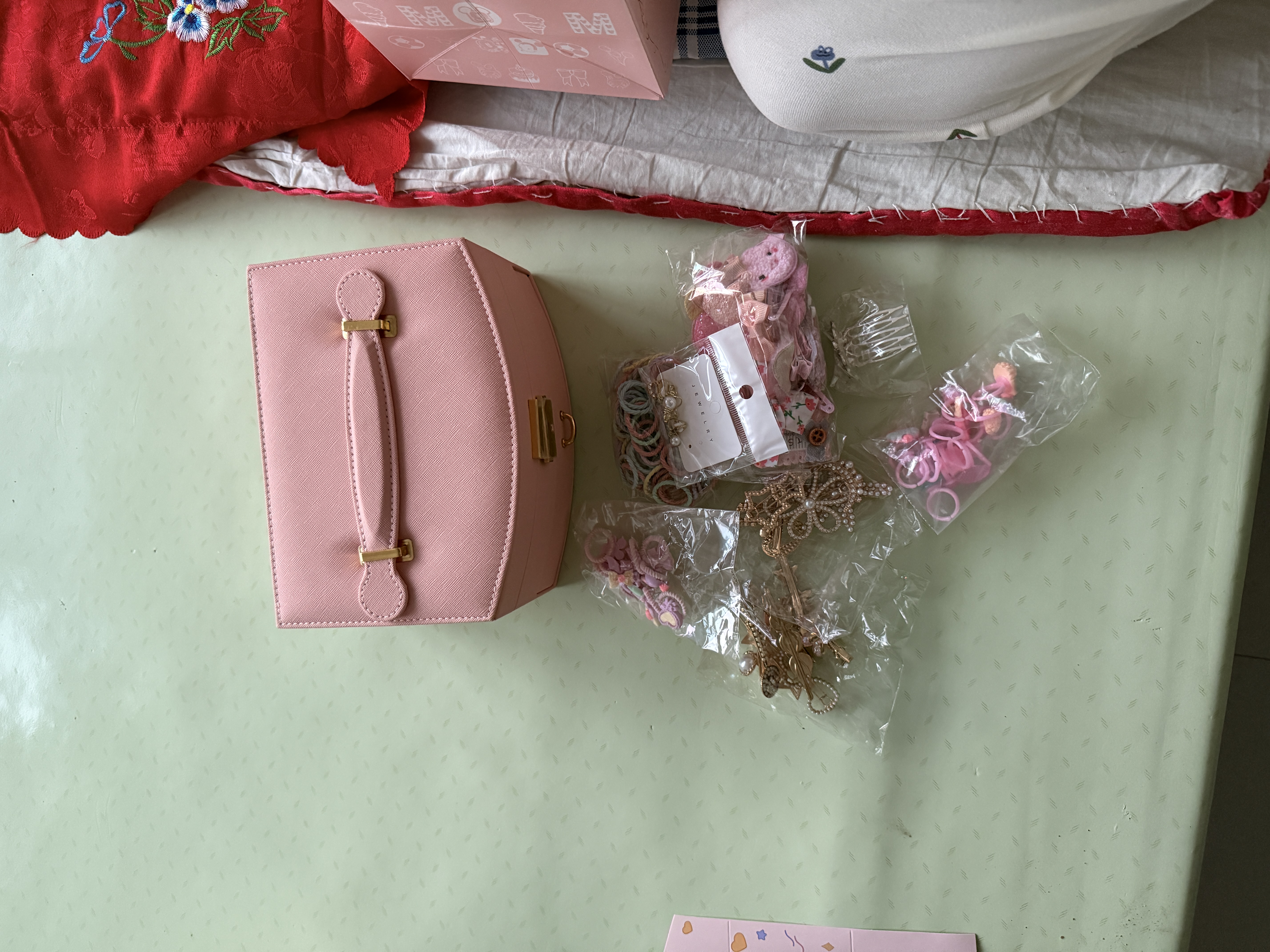 迪漫奇首饰礼盒女孩生日礼物DIY串珠公主过家家梳妆打扮戒指发圈3-10 实拍图