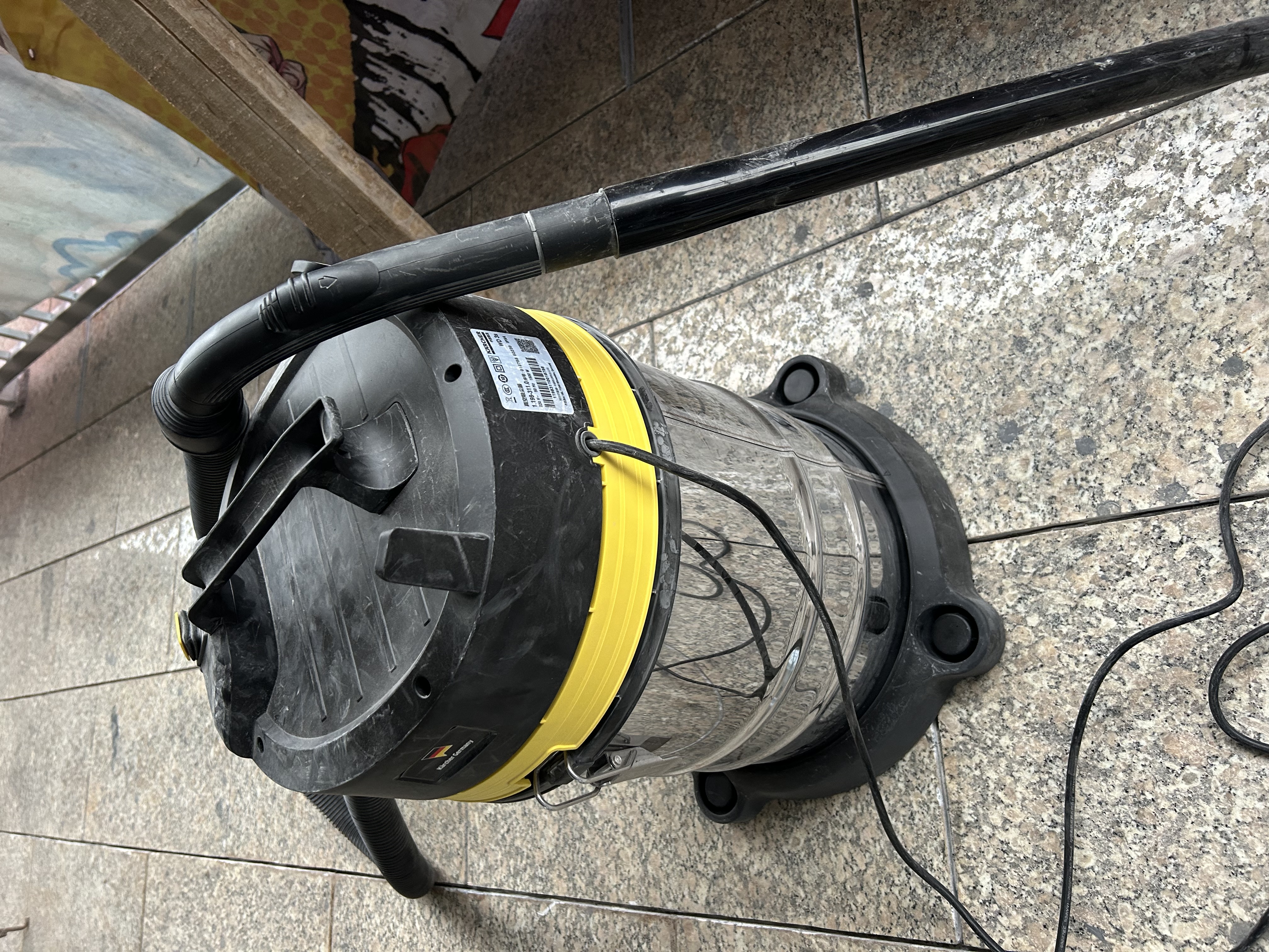 KARCHER德国卡赫商用工业吸尘器410不锈钢干湿两用大功率大吸力工厂商用家用吸水吸尘器开荒保洁双电机25升大尘桶WDS 实拍图