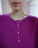 索曼蒂克（SOULMATIC）轻奢淡水珍珠满天星项链女锁骨链毛衣链七夕情人节生日礼物送女友 淡水珍珠满天星 【配证书】 实拍图