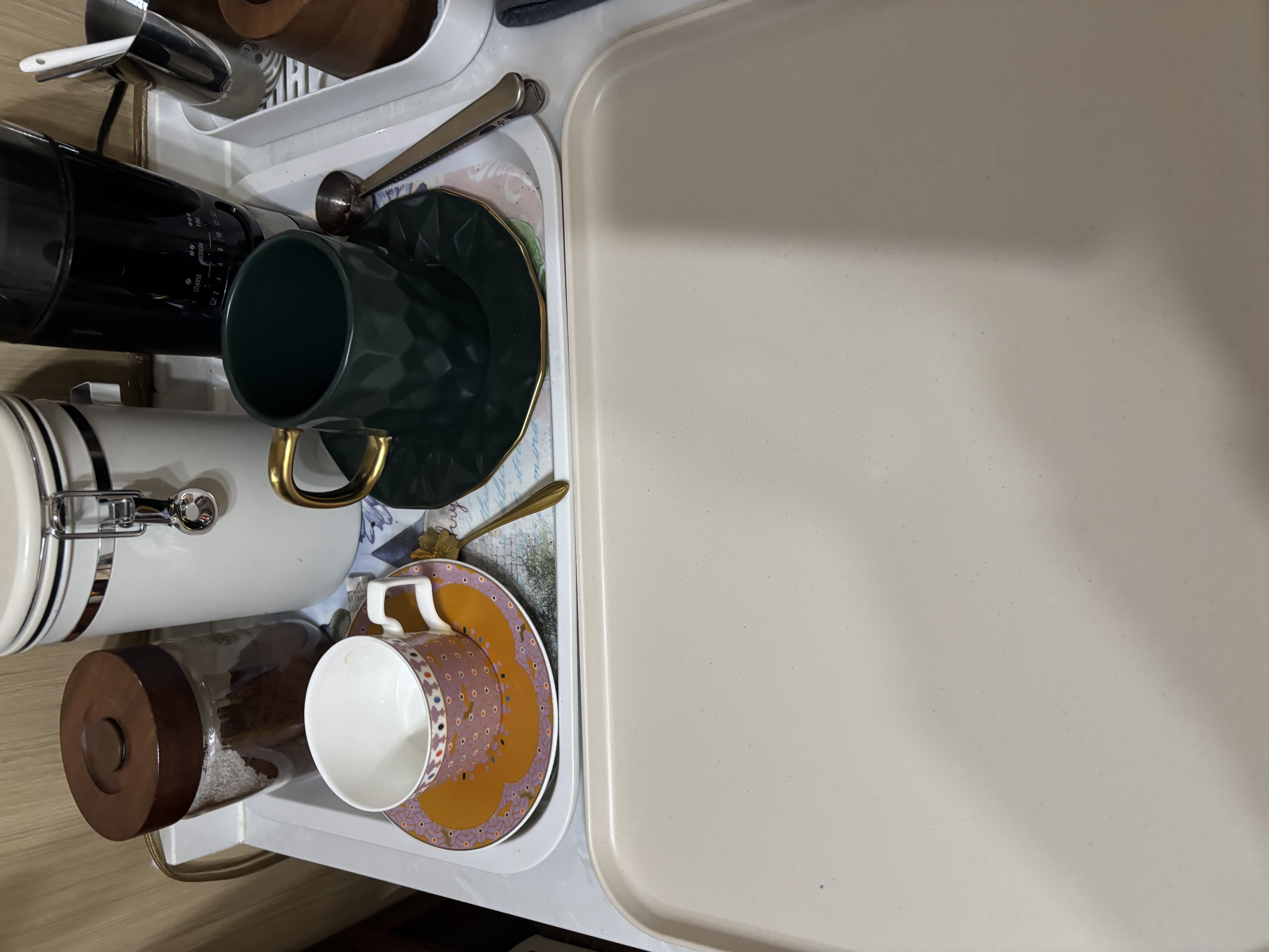 拜杰长方形水果托盘茶盘家用果盘早餐盘收纳盘客厅零食盘米白色特大号 实拍图