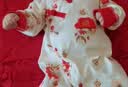 优奇婴儿衣服连体衣新生儿满月白天哈衣宝宝周岁春秋纯棉衣服外出 实拍图