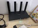 华为路由AX6 new 黑色  Wi-Fi6+ 7200Mbps 千兆路由器 家用高速全屋覆盖大户型 wifi穿墙王 实拍图