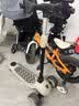 贝易至尊滑板车 宝宝可坐可骑滑1-3-6岁宝宝礼物男女多功能滑滑车 便携折叠单板 加宽闪光轮胎 云母灰 实拍图