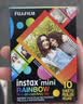 INSTAX富士instax立拍立得 mini相纸 彩虹单包10张+磁吸二合一相框 实拍图