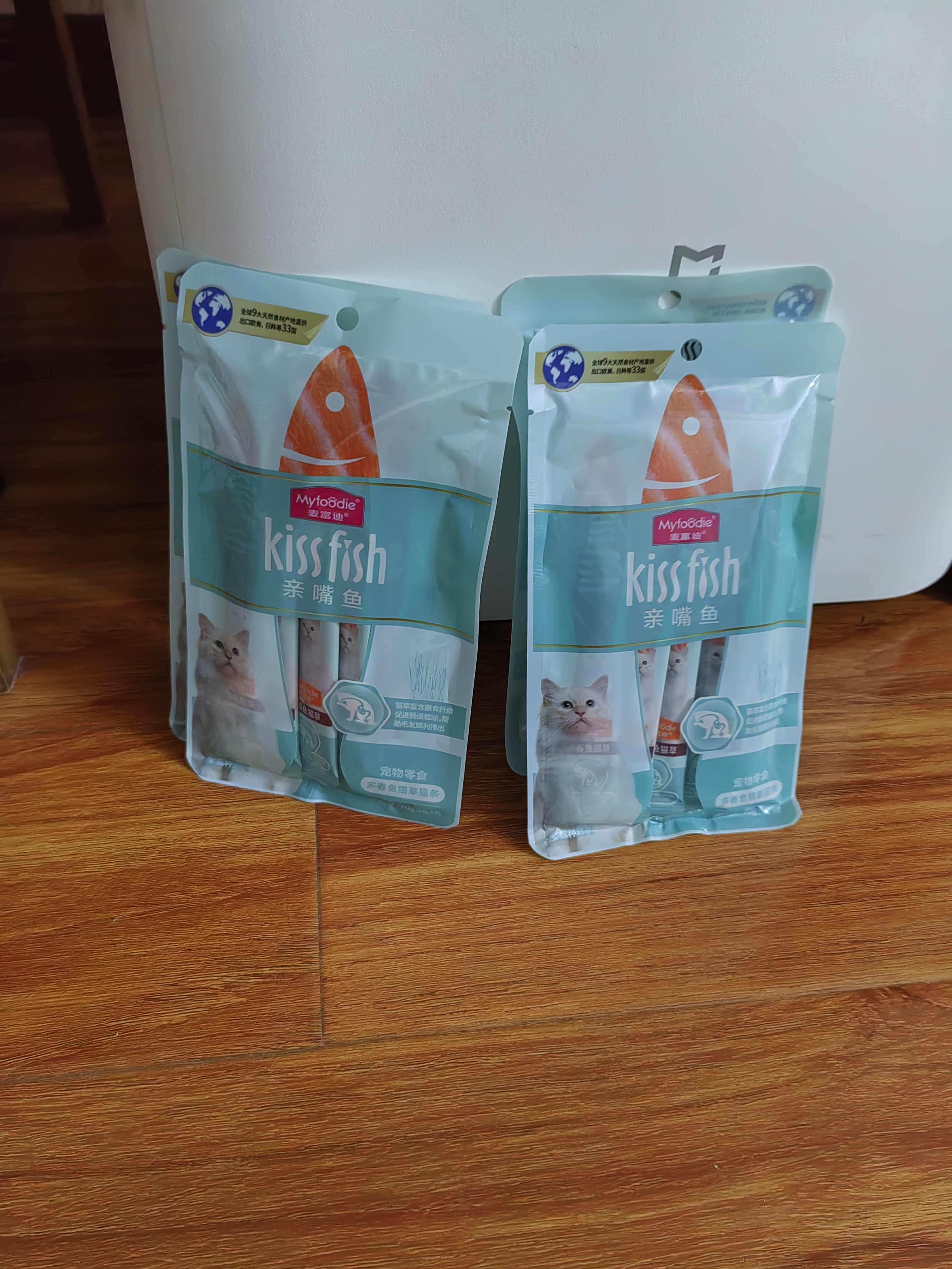 麦富迪 猫条 猫零食成幼猫通用猫咪零食营养猫湿粮 【功能款】多春鱼猫草14g*30 实拍图