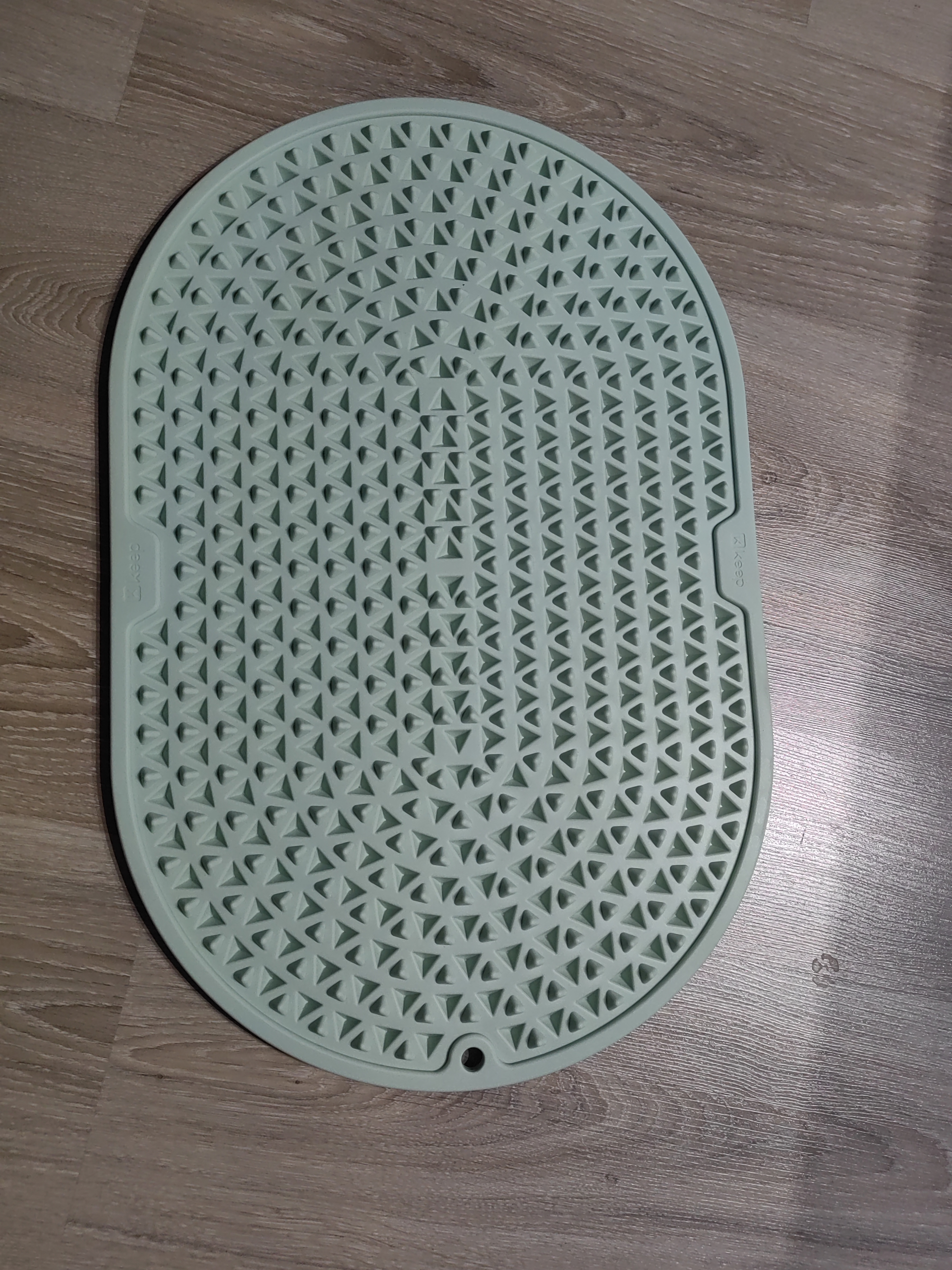 Keep食品级硅胶指压板超慢跑垫液态软硅胶足底按摩脚踩穴位金字塔绿 实拍图