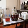 金灶（KAMJOVE） 养生壶煮茶器喷淋式煮茶炉白茶壶黑茶壶办公室家用蒸汽煮茶壶1L 黑色 1L 实拍图