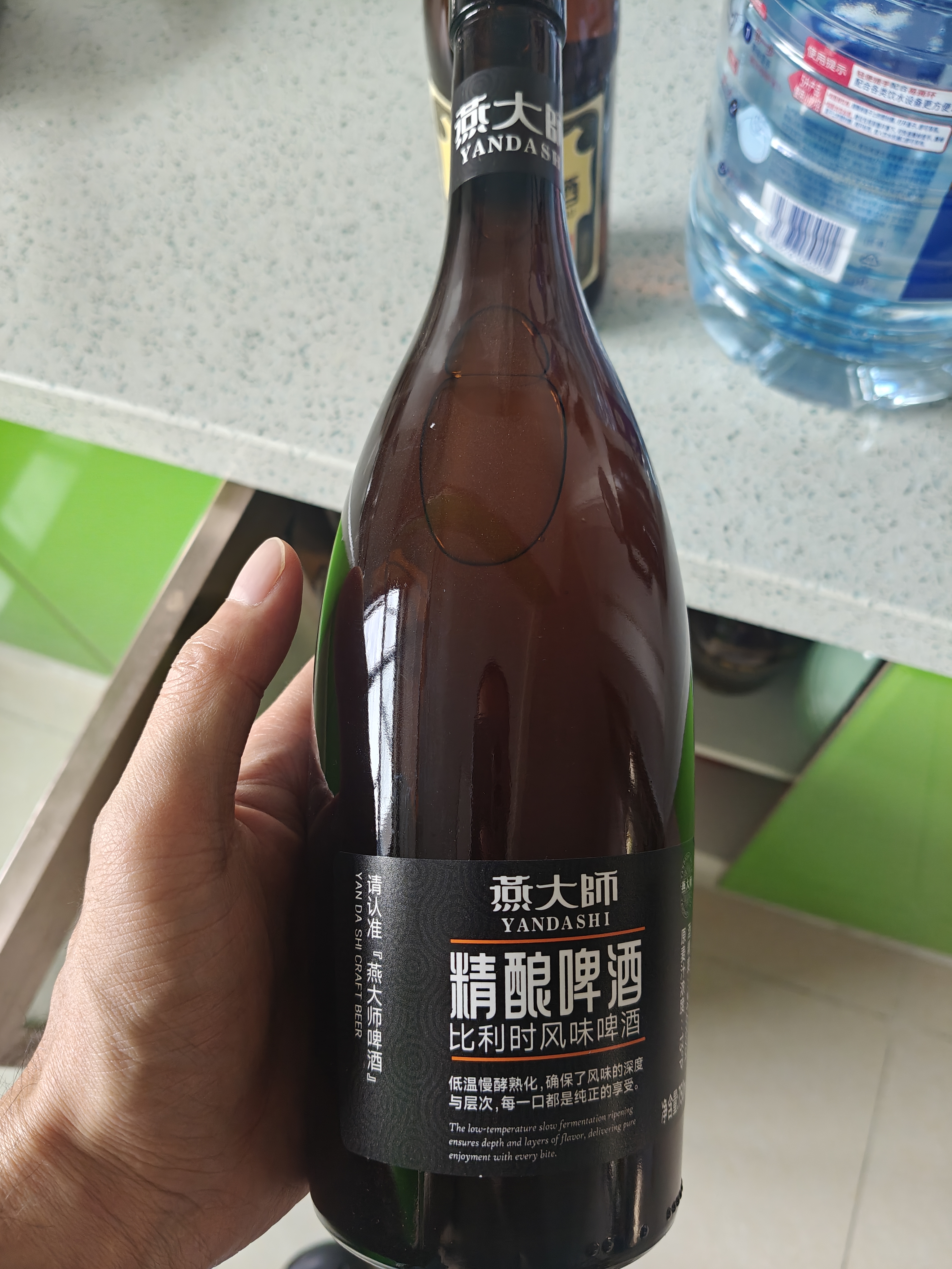 燕大师13°P比利时小麦啤酒750ml*6瓶原浆纯麦整箱聚会送礼礼盒 实拍图
