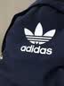 adidas休闲日常通勤运动双肩背包学生书包开学男女阿迪达斯三叶草   黑色/白   NS(均码) 实拍图