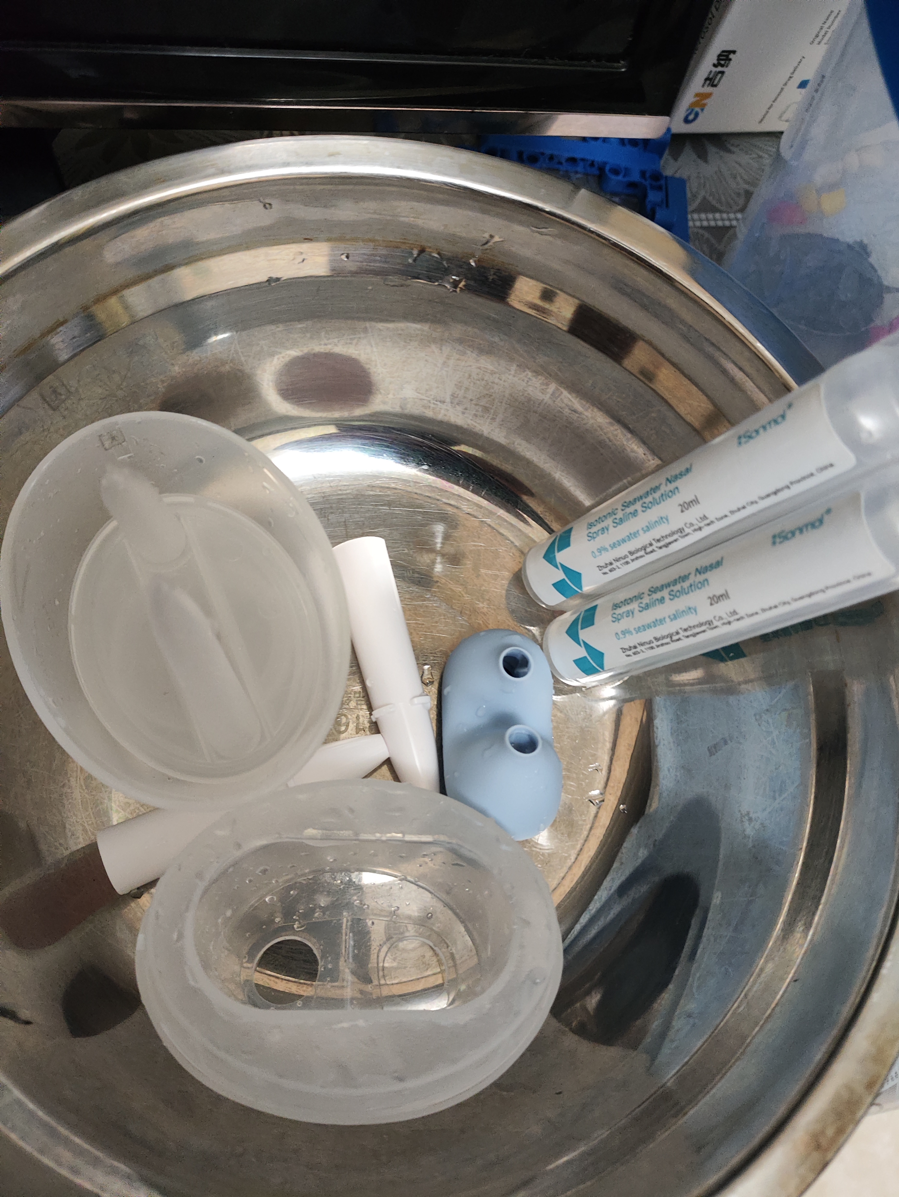朔茂洗鼻器 儿童专用电动喷雾冲洗器雾化花粉过敏性鼻炎成人MFNI-06ED 实拍图