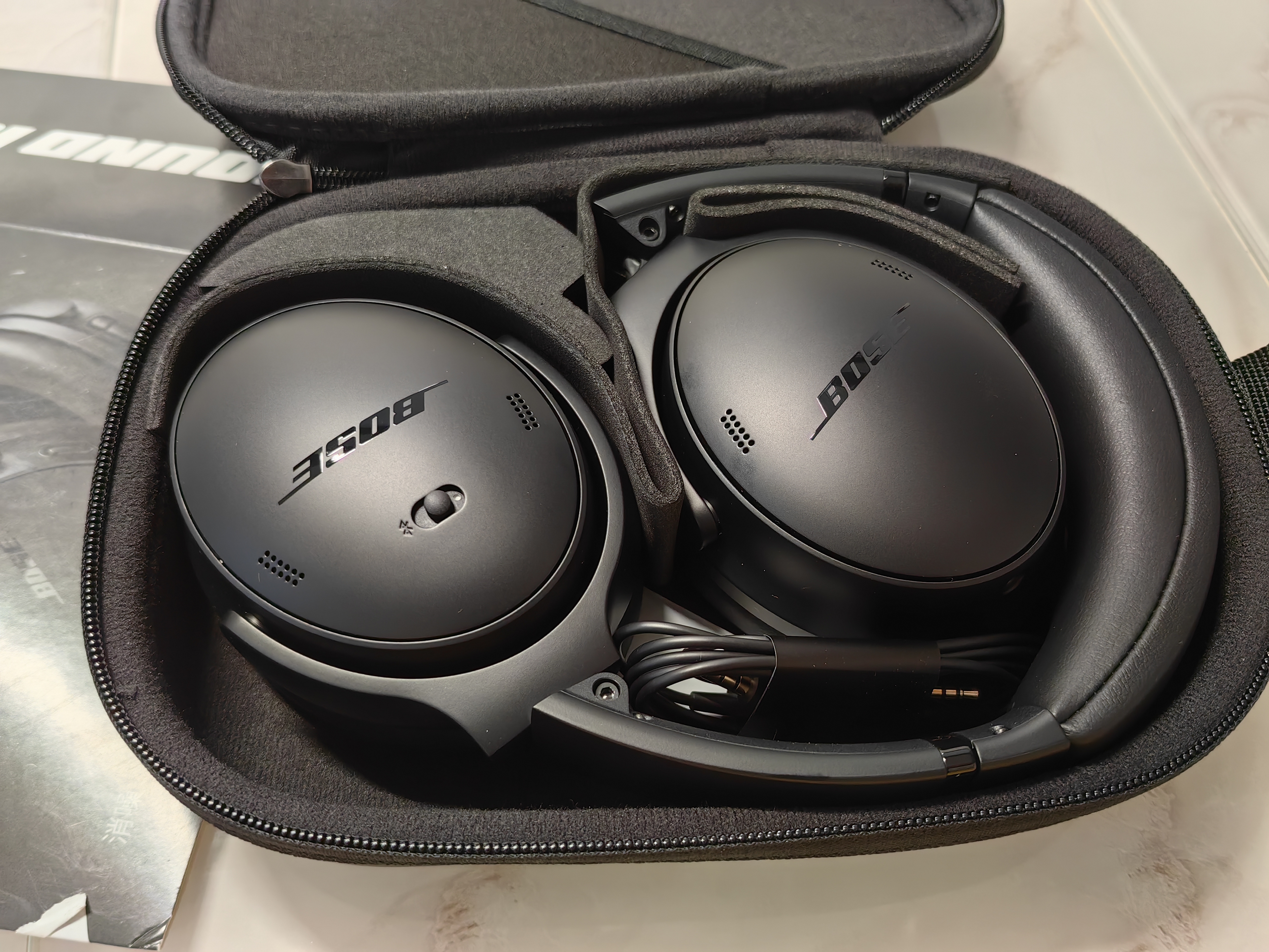 BOSE QuietComfort 消噪耳机 无线消噪蓝牙耳机头戴式主动降噪耳机 QC45升级款 动态音质均衡 QC45升级款-经典黑 实拍图