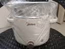 美的（Midea）电煮锅 0涂层不锈钢 宿舍小电锅 多功能家用宿舍泡面小火锅 2.6L蒸煮一体电热锅 XZC2066G 配蒸笼 实拍图