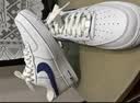 耐克NIKE男空军一号AF1 运动鞋HQ2037-100白蓝43 实拍图