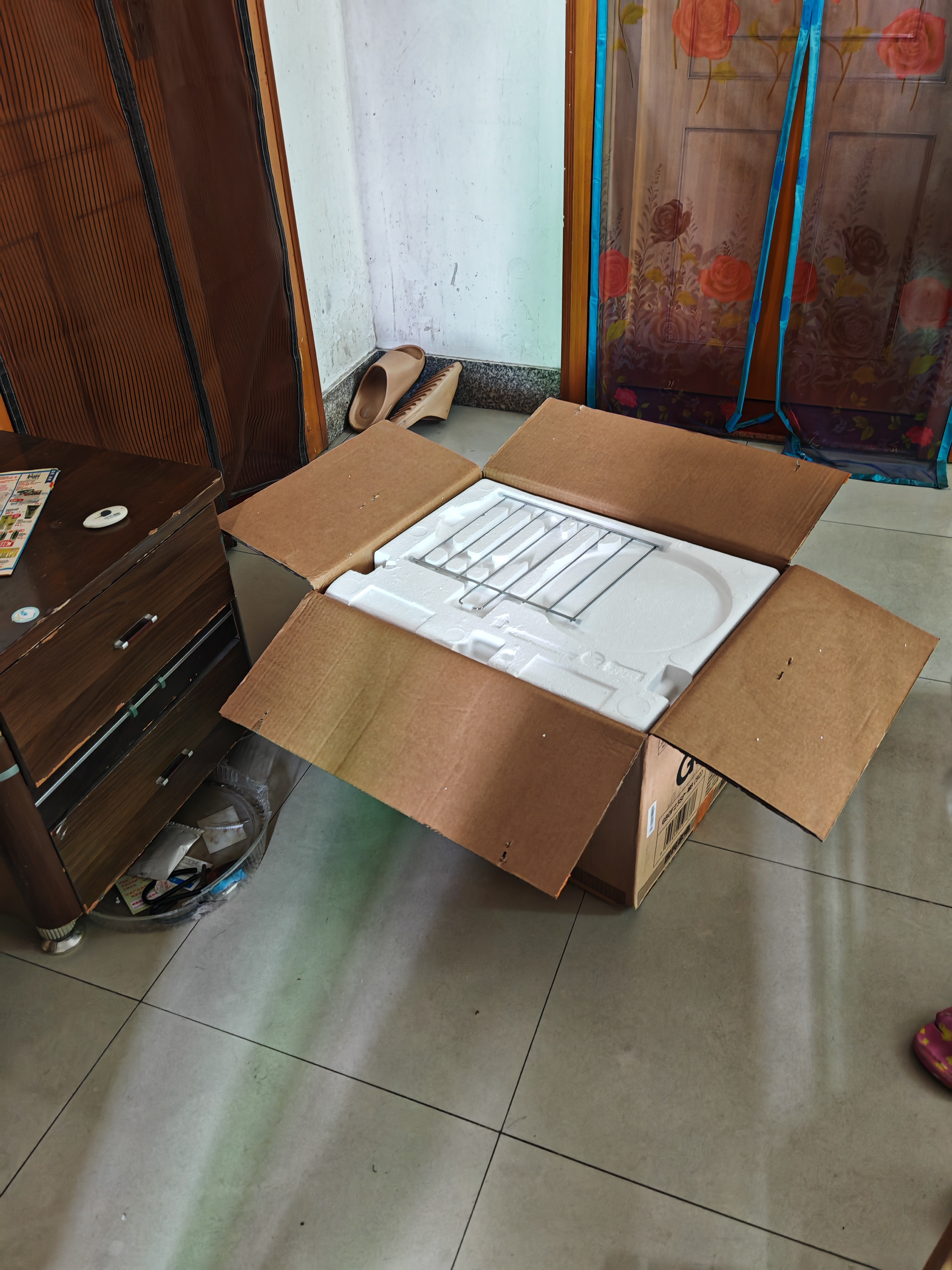 格兰仕（Galanz）微波炉烤箱一体机23L大容量平板式光波炉0涂层不锈钢内胆家用微波炉旋钮操作简单G80F23SP-M8(S0) 实拍图