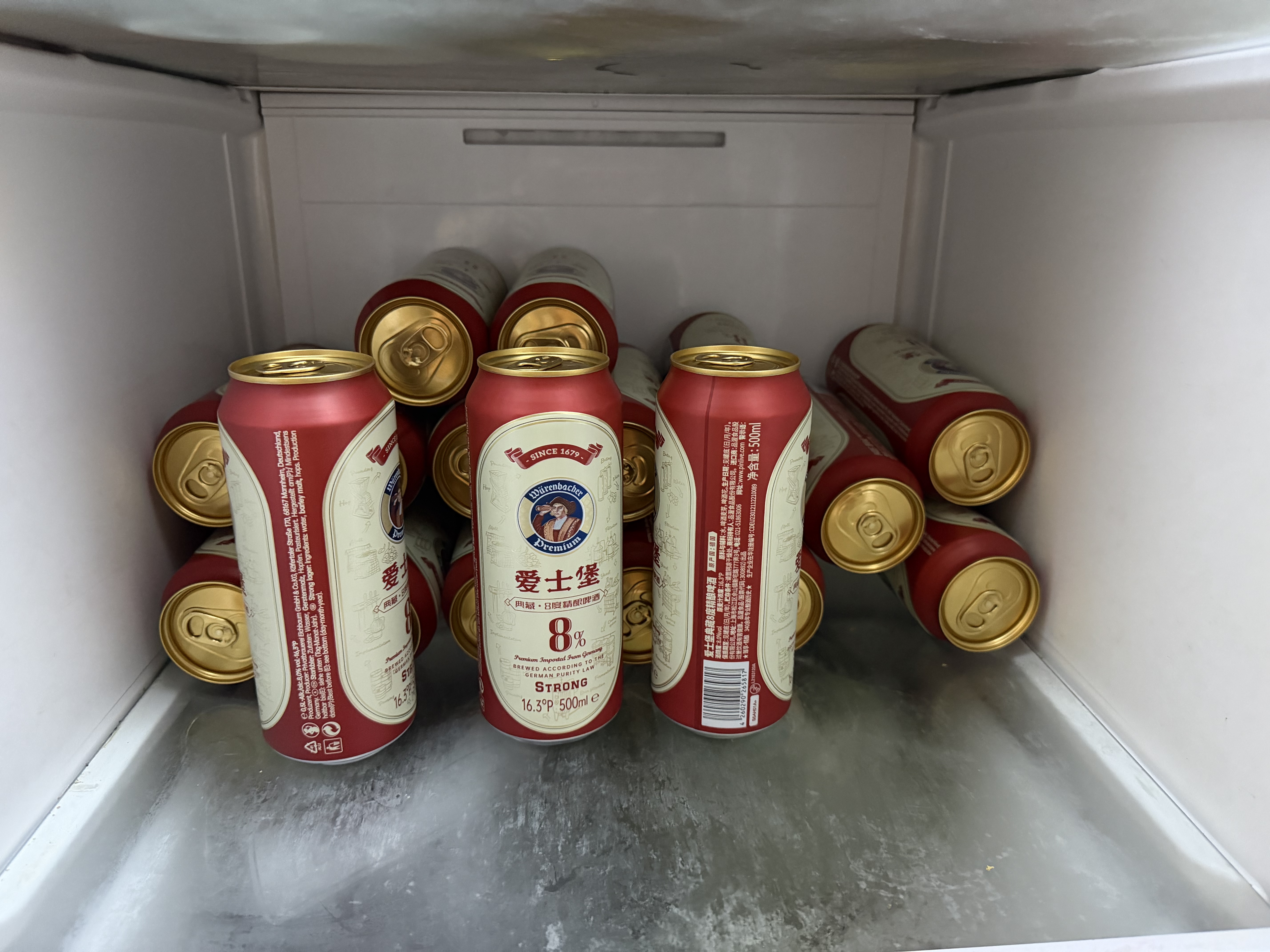 爱士堡德国进口典藏8度烈性啤酒500ml*18听整箱装 京东自营 中秋送礼 实拍图
