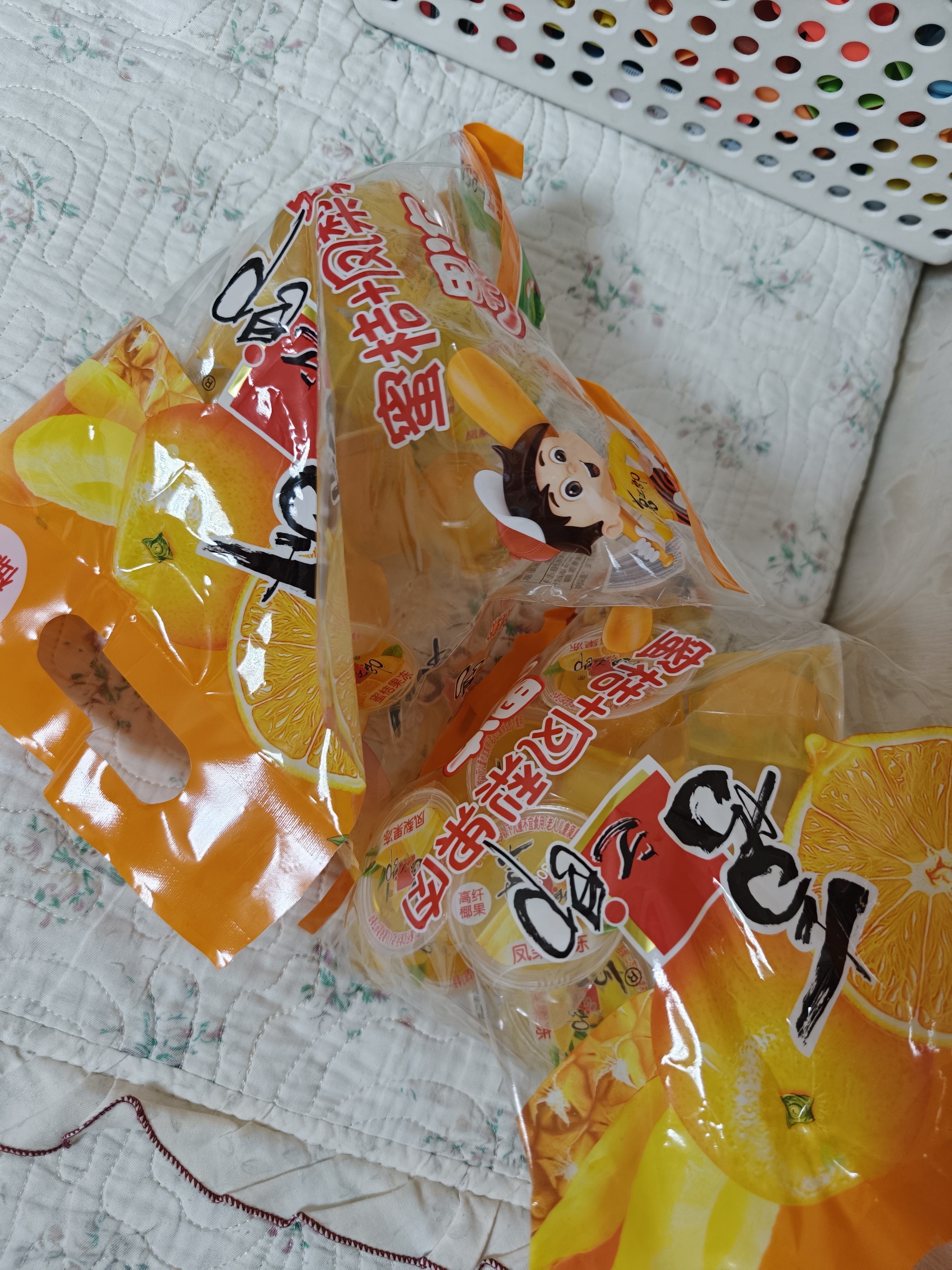 喜之郎蜜桔凤梨椰果果冻15杯共520g 休闲儿童解馋出游小零食下午茶 实拍图