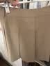 优衣库打褶裙裤女装/休闲裤裤子483766 483766/31米色 2XL 实拍图
