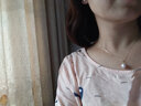 南珠宫灵思淡水珍珠吊坠18K金圆强光简约女款时尚礼物 金色K金托 10-10.9mm 实拍图