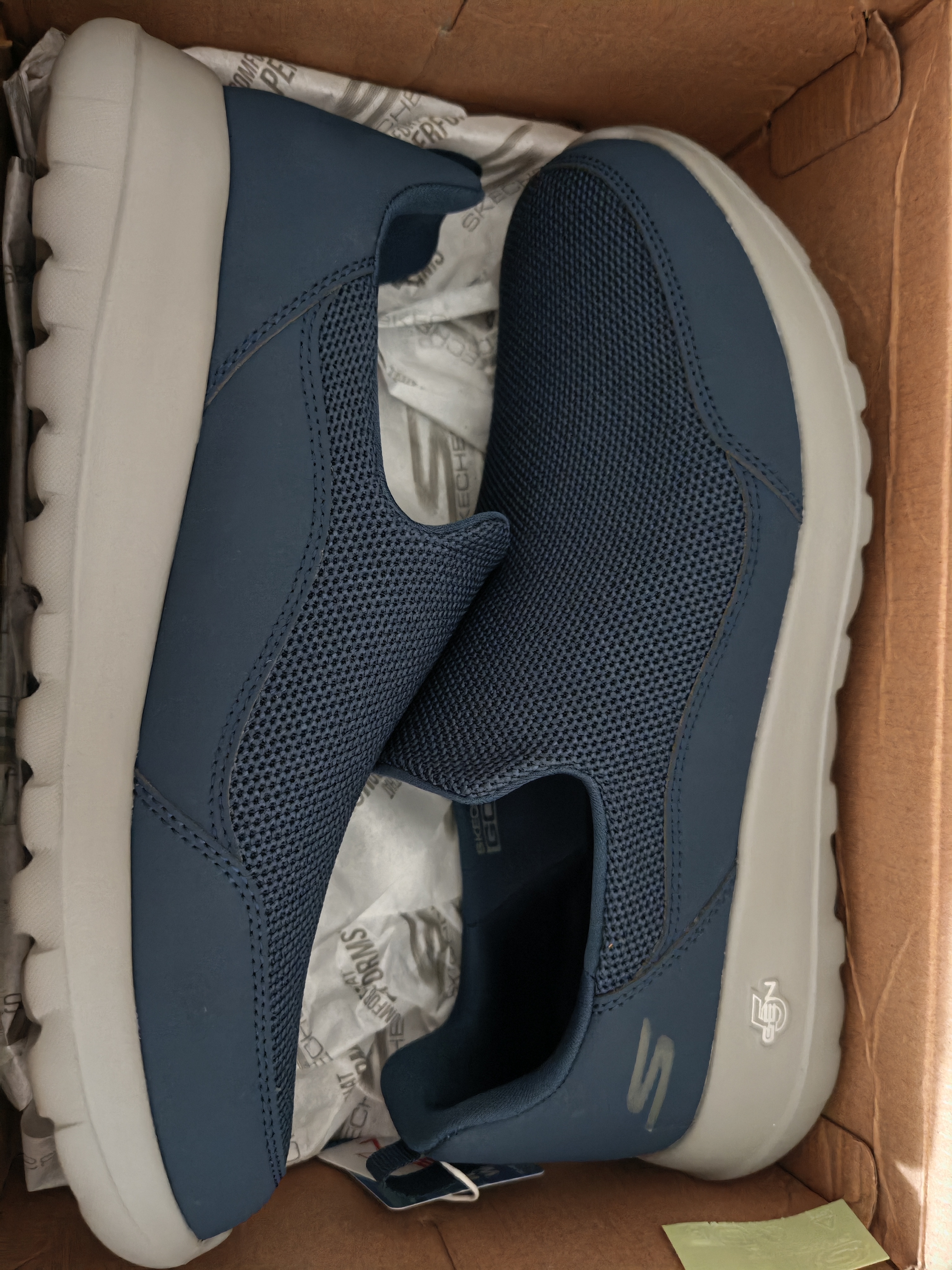 斯凯奇（Skechers）健步鞋男士秋季一脚蹬休闲鞋软底减震运动百搭男鞋54626 实拍图