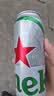 喜力（Heineken）啤酒500ml*6听 礼盒装 带提手夏日欢聚婚宴用酒 实拍图