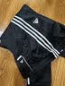 阿迪达斯（adidas）运动裤男透气休闲卫裤健身跑步运动裤 黑白收腿裤 黑白 2XL 实拍图
