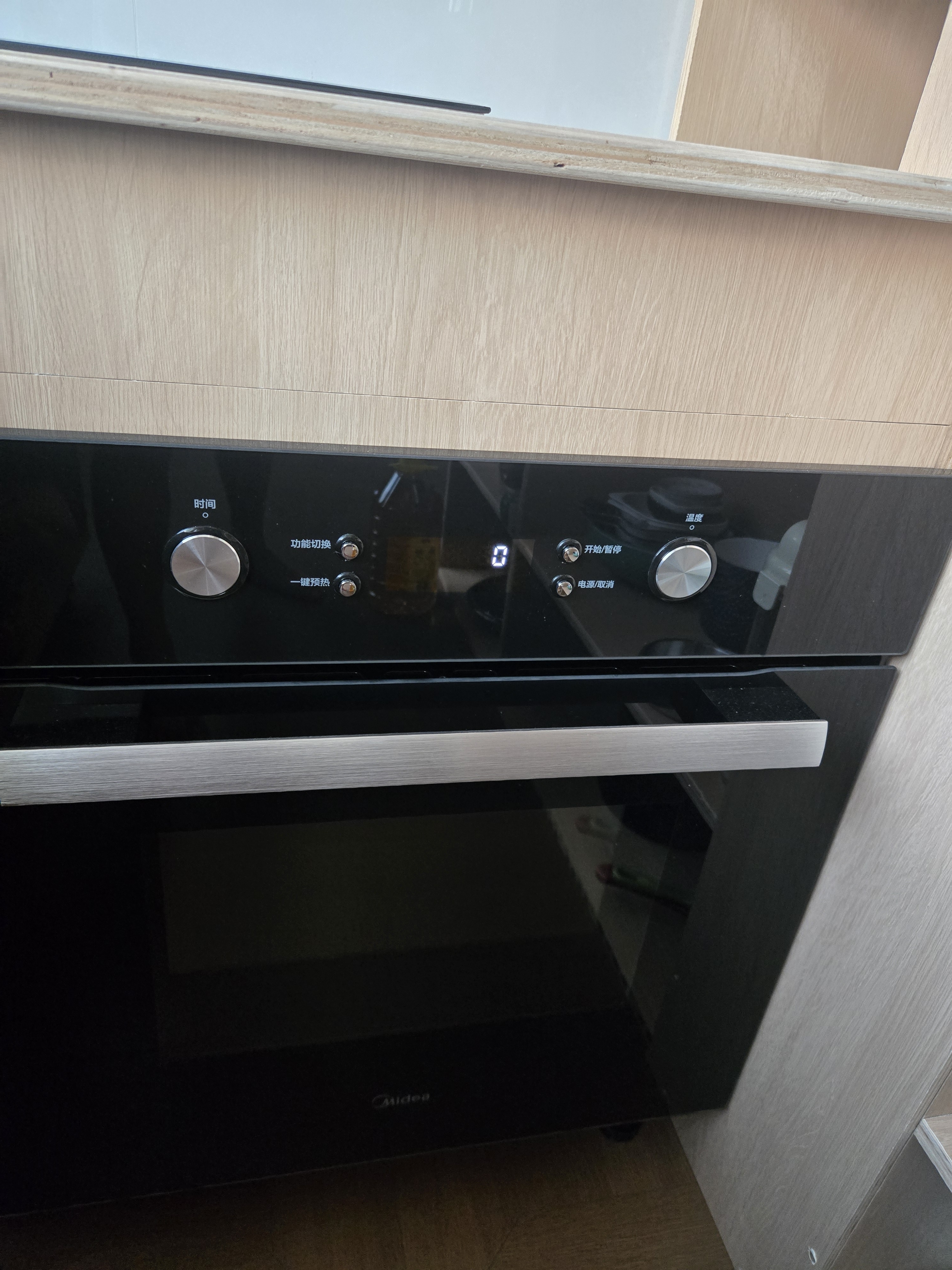美的（Midea）大烤箱嵌入式电烤箱  一键预热 65L大容量搪瓷内胆 热风烘烤控温均匀 家用烤箱小嘿EA0565GC-01SE 实拍图