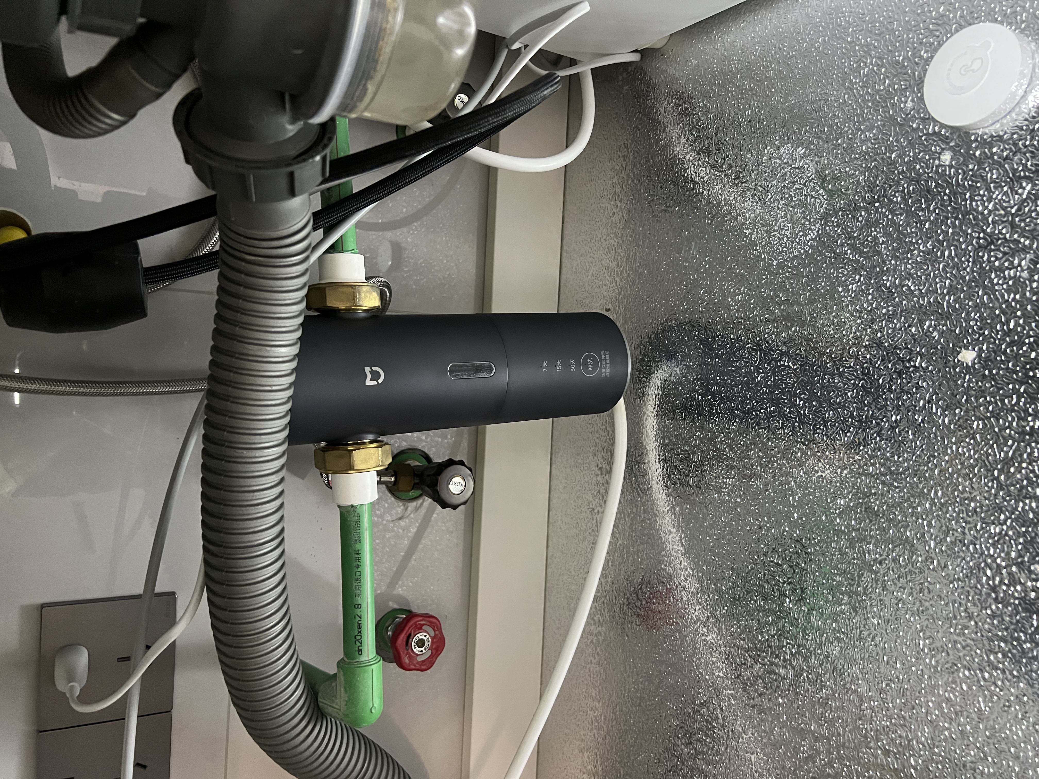 米家前置过滤器 Pro 全屋家用反冲洗净水定时自动冲洗15T大通量仿生鱼鳃叠片过滤MJQZGLQZLDB 实拍图