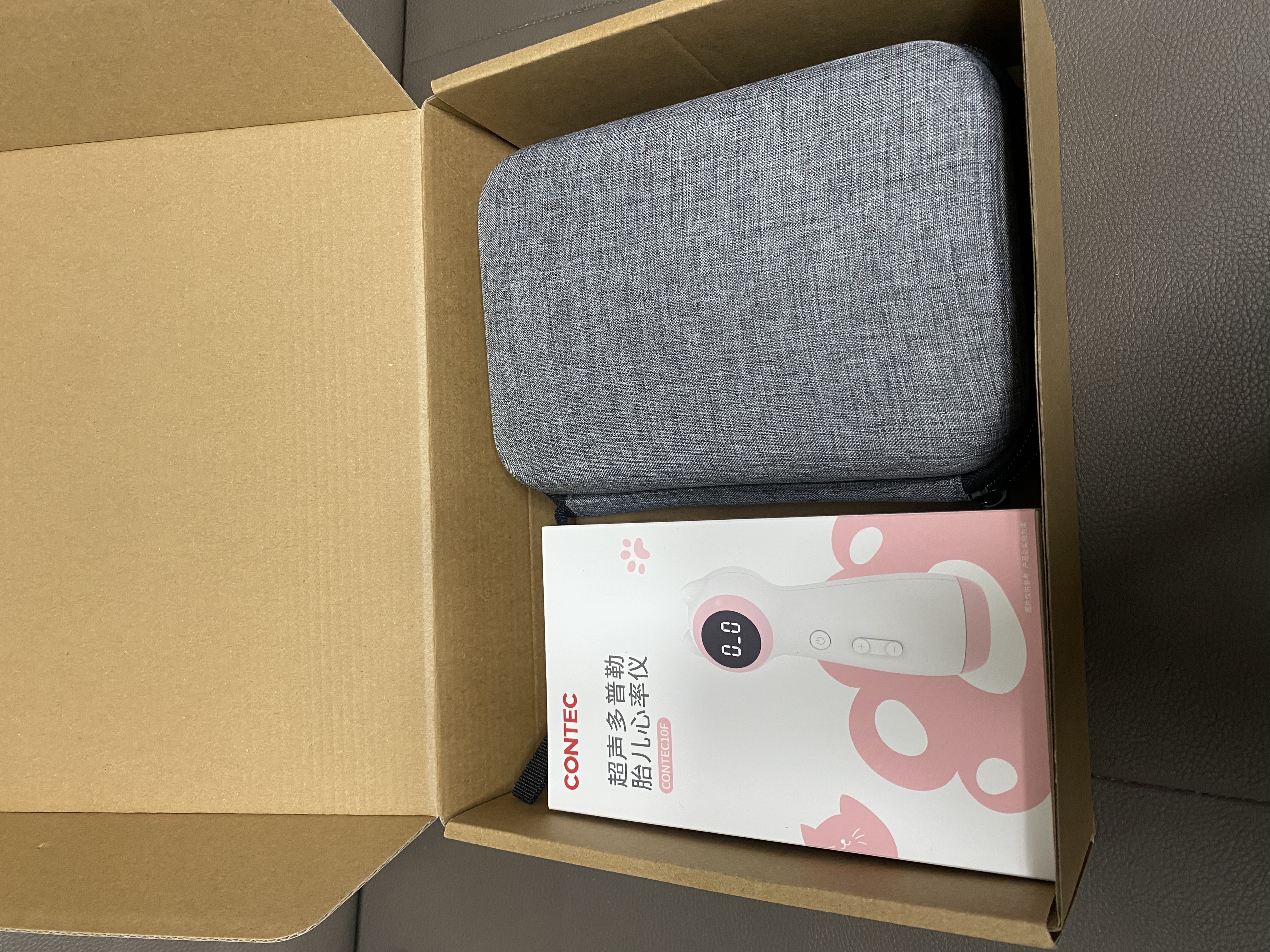 CONTEC康泰胎心监测仪孕妇家用超声多普勒医用胎心仪灵敏探头CONTEC10F 实拍图