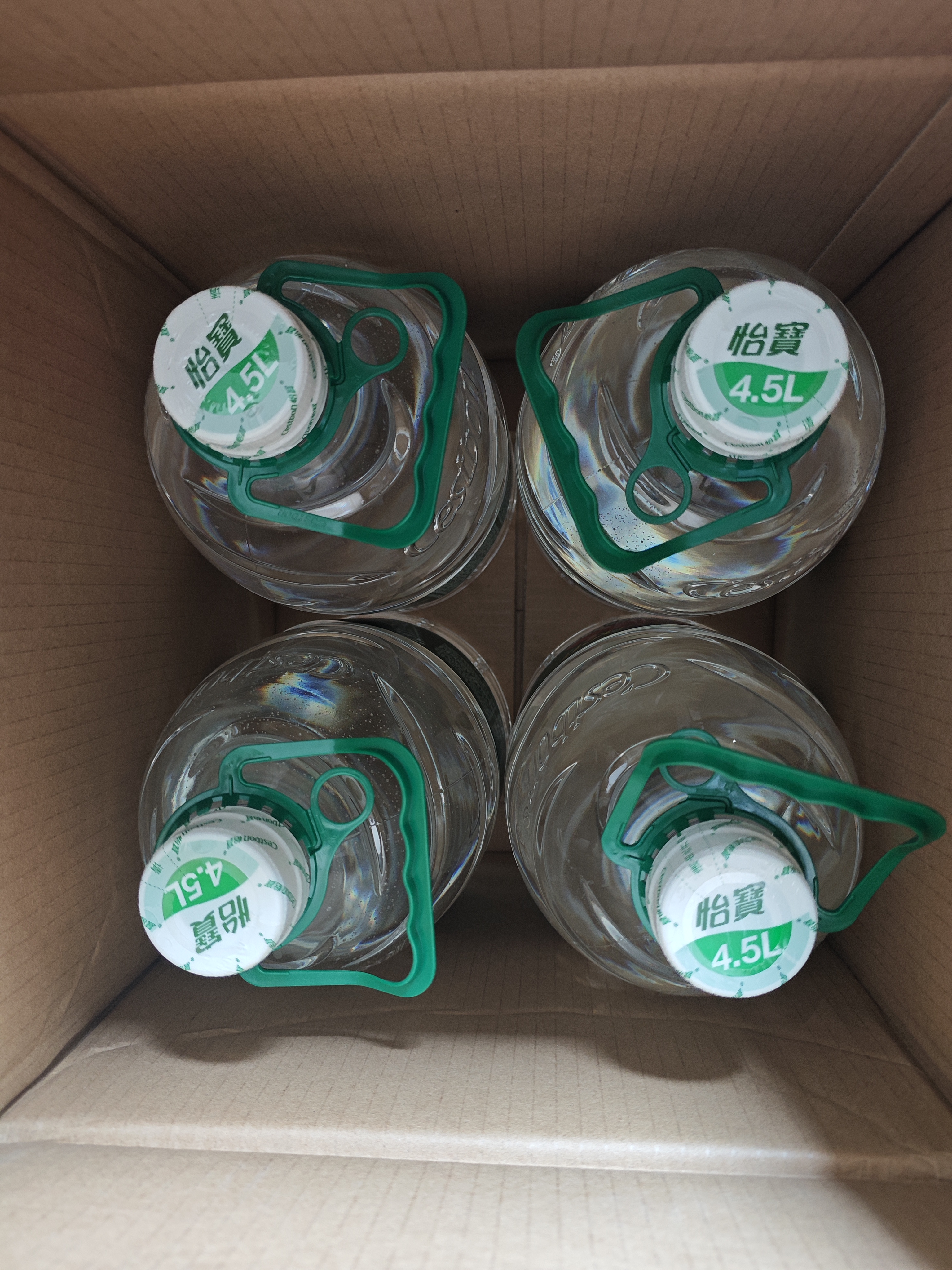 怡宝 饮用水 纯净水4.5L*4桶装水 整箱装 实拍图