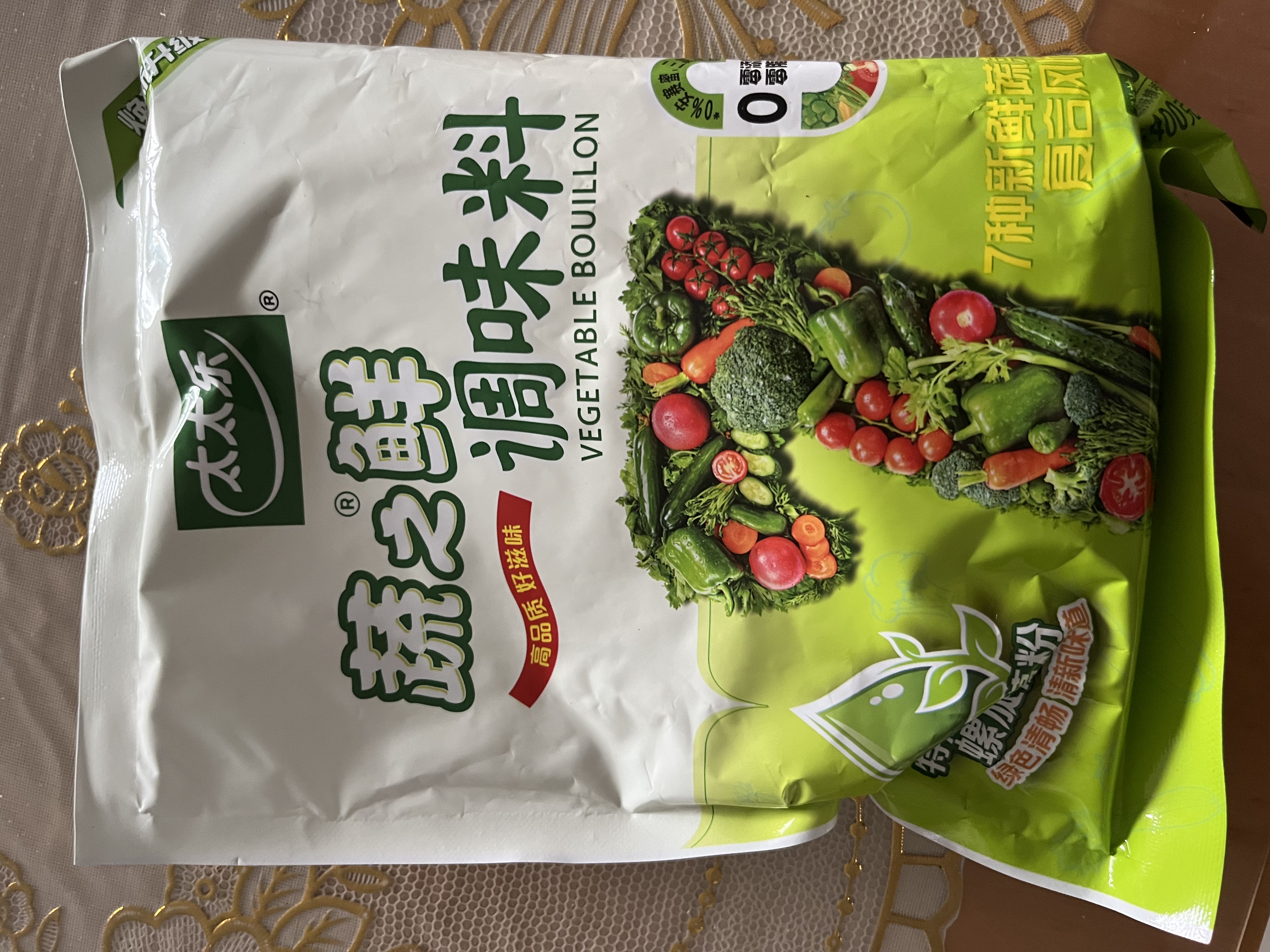 太太乐鸡精 蔬之鲜 复合调味料 素食提鲜 400g炒菜煲汤烹饪调料 实拍图