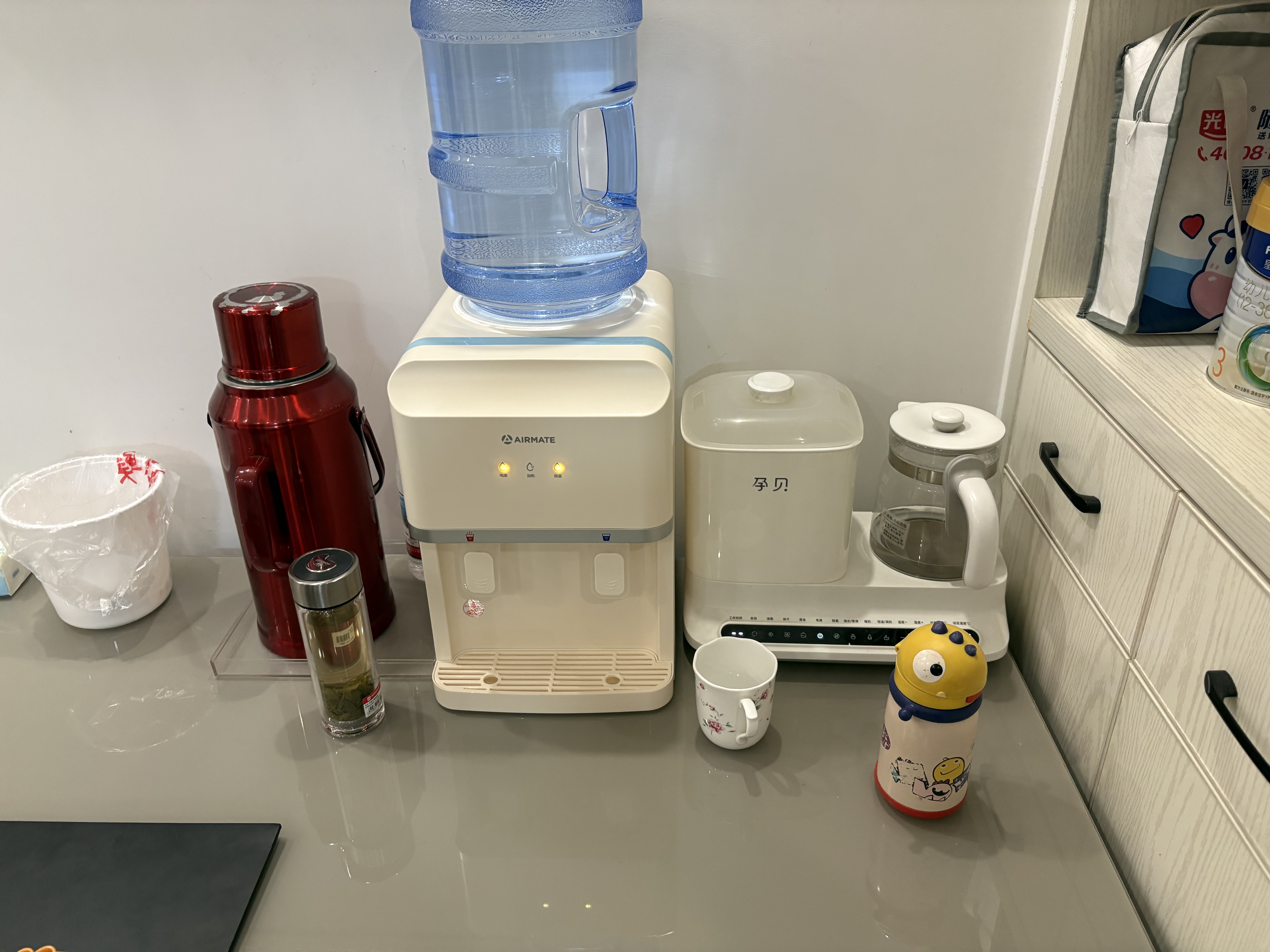 美厨（MAXCOOK）纯净水桶 矿泉水桶饮水桶7.5L桶装水塑料饮水机手提户外桶MCX1900 实拍图