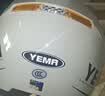 野马（YEMA）摩托车头盔男女士电动车3C认证半盔冬季保暖防雾3/4盔电瓶车四季骑行安全帽 均码-冷淡灰字母 透明镜片+防雾贴片 实拍图