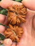 QMXD高抛精品原皮文玩核桃四座楼狮子头麒麟纹盘玩官帽核桃手把件核桃 【大师级】四座楼一对+工具 实拍图