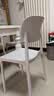 全品屋餐椅凳子塑料椅子办公椅靠背休闲椅书桌椅学习椅化妆椅电脑椅 实拍图