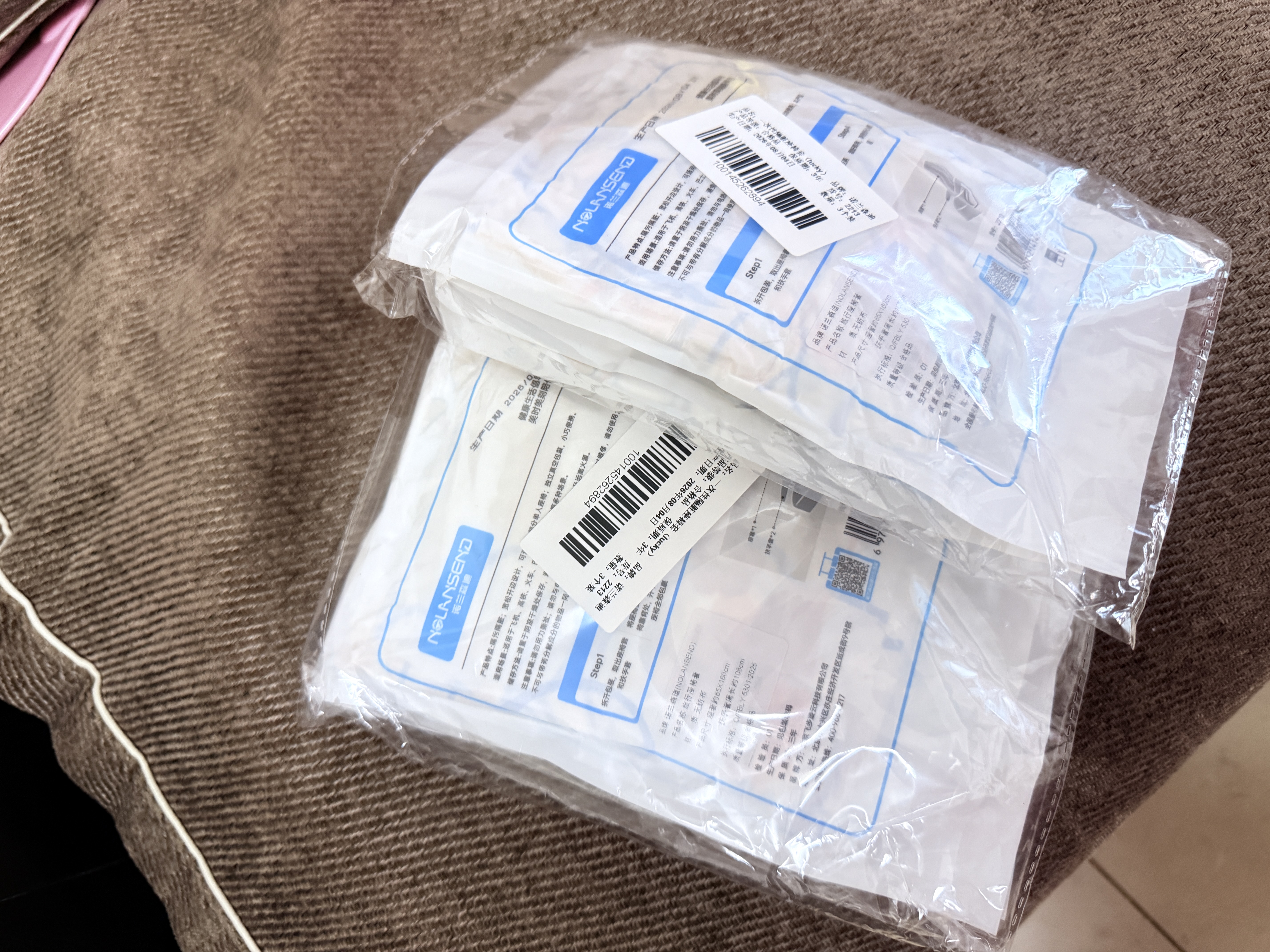 诺兰森迪一次性座椅套*3套 高铁飞机动车火车坐垫套加厚座位套 实拍图