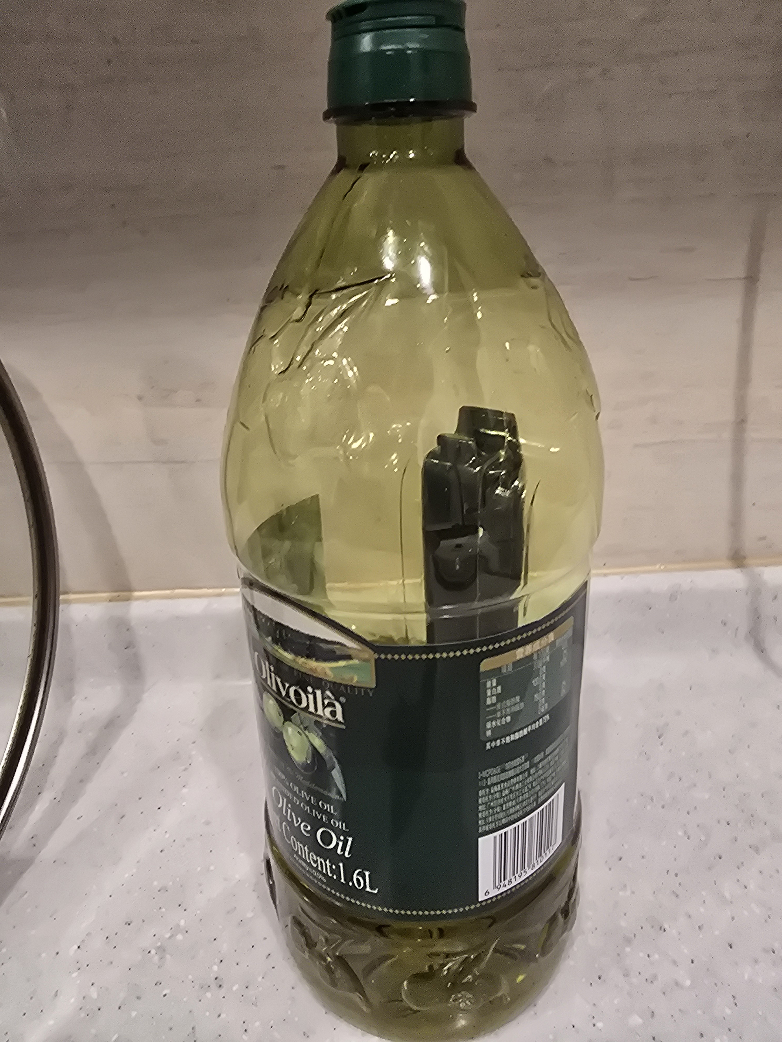 欧丽薇兰Olivoila【保真橄榄油】食用油 压榨 纯正 中餐专用橄榄油1.6L 实拍图